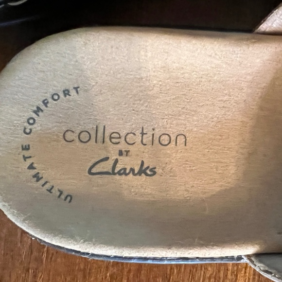 Ultimate Comfort Collection by Clarks Leisa Spice Sand Leather Slide On Sandal - Picture 9 of 9